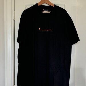 Authentic New Arthur Andersen Black Adult XL T-Shirt Collectible Rare Vintage